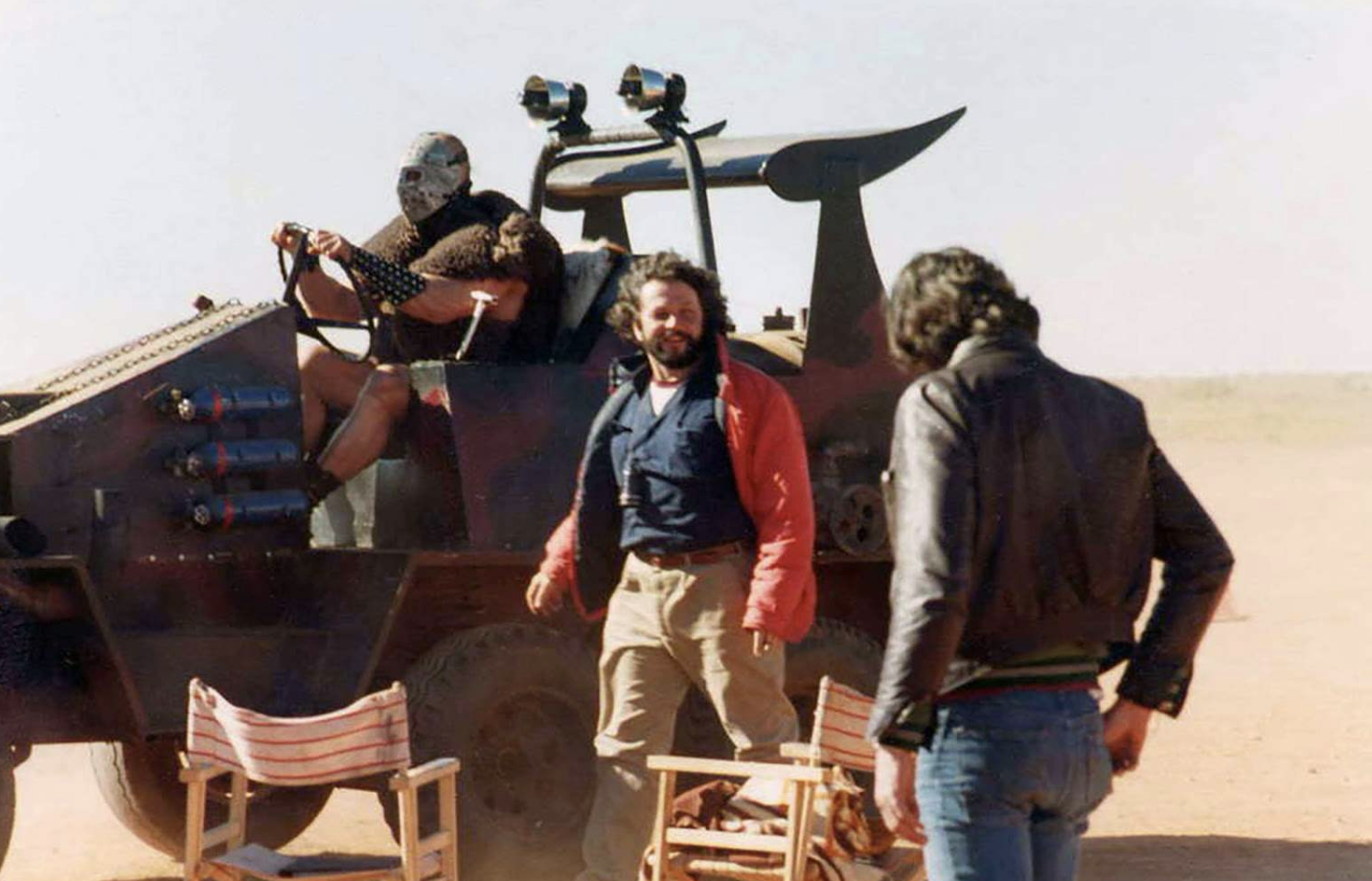 Behind the scenes of "Mad Max 2", circa 1981